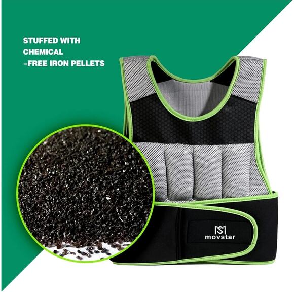 NEW Adjustable 10lb Weighted Vest Women Men with Reflective Design - Picture 8 of 12